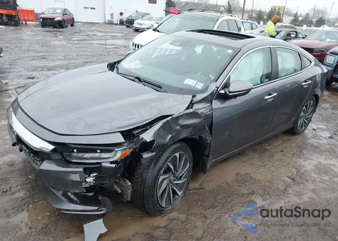2019 Honda Insight Touring from USA, damaged, VIN 19XZE4F95KE027694
